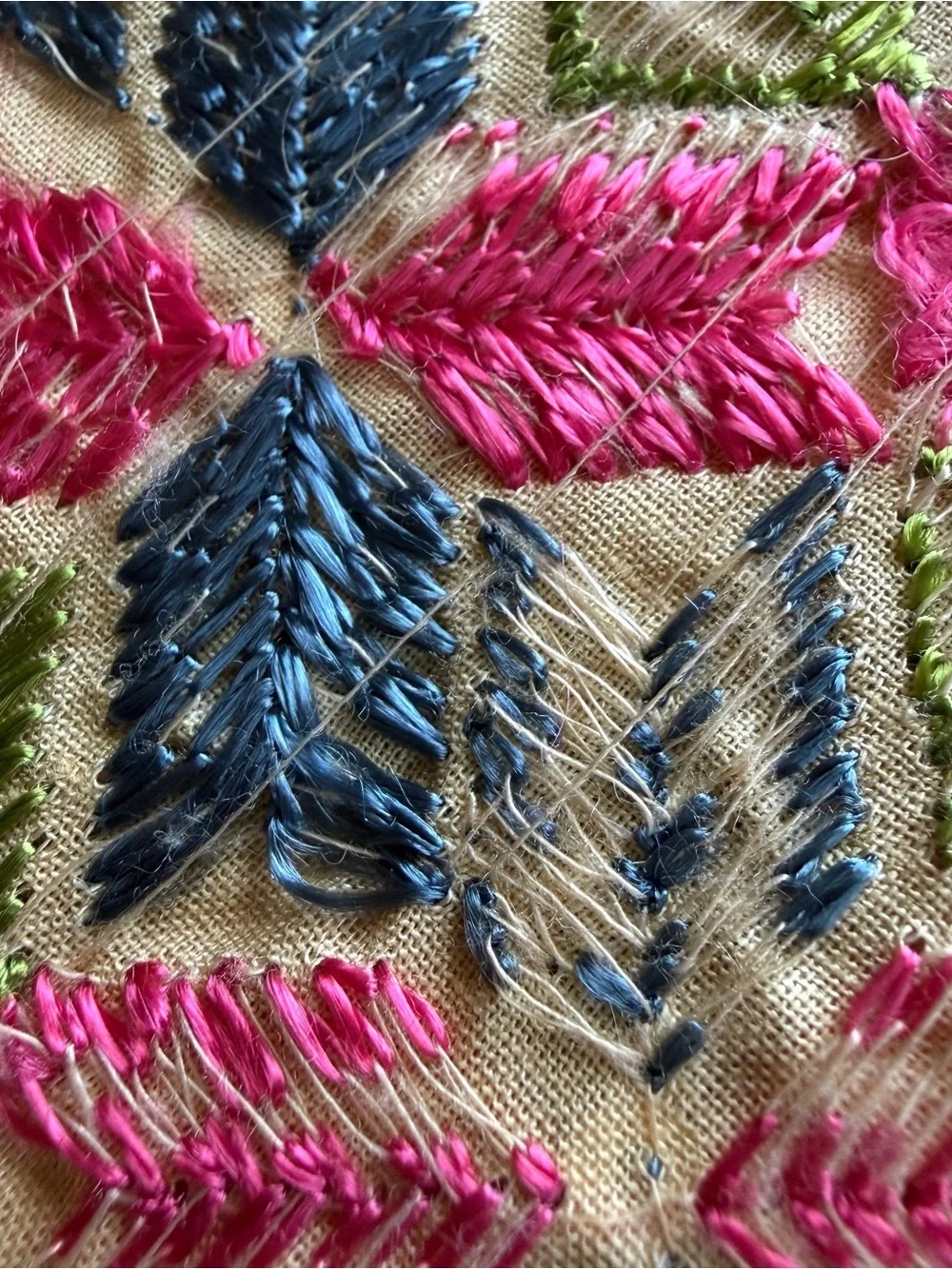 Vintage Embroidered Bed Runner Bed Scarf 37x92 Sequin Boho Textile Decor